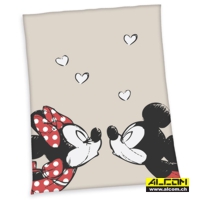 Fleecedecke: Mickey & Minnie (150 x 200 cm)